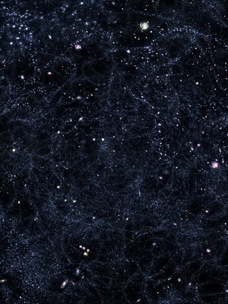 Night sky with stars